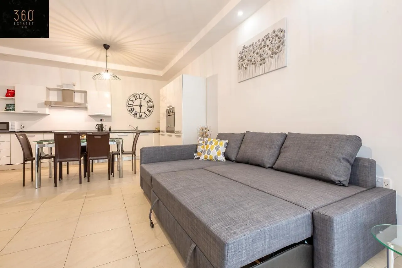 Apartment Wonderful, Designer 2Br Home With Large Sofa & Tv By 360 Estates Saint Julian's